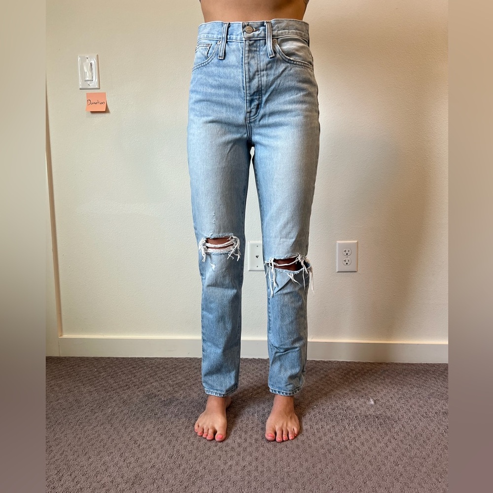 Madewell classic straight jeans